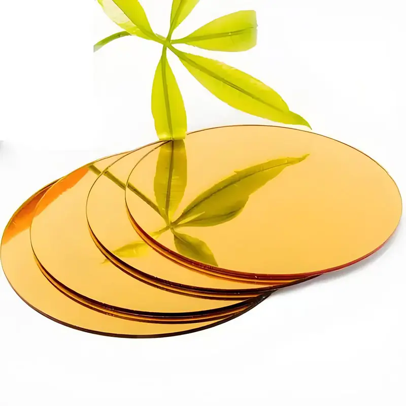 Златен огледало акрилен лист